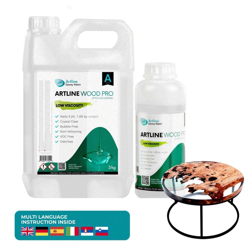 Wood Pro Epoxy Gyanta Artline 4 kg